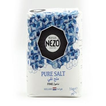 Nezo Blue Pure Salt, 1Kg, 12 Pieces Per Carton